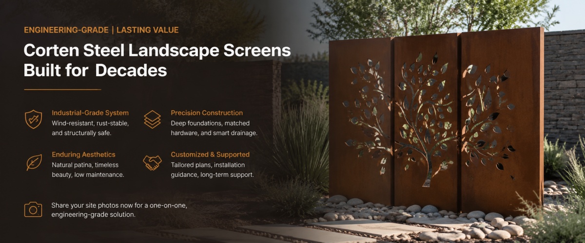 Corten Steel Screens manufacturer